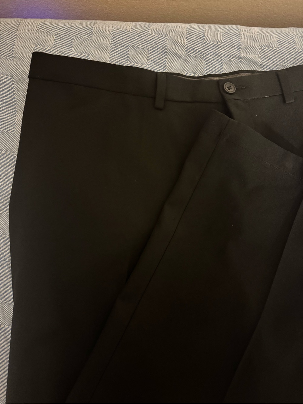 Men's Black Dress Pants 44x32 - Picture 2 of 6